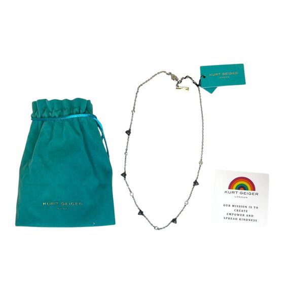 Kurt Geiger London Signature Eagle Collar Strand Necklace - Picture 4 of 4